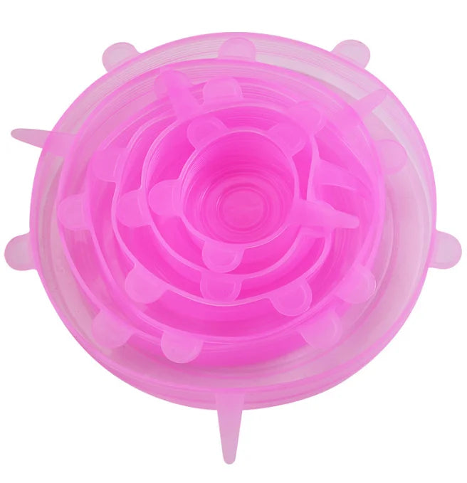 Tampas de Silicone Reutilizáveis
