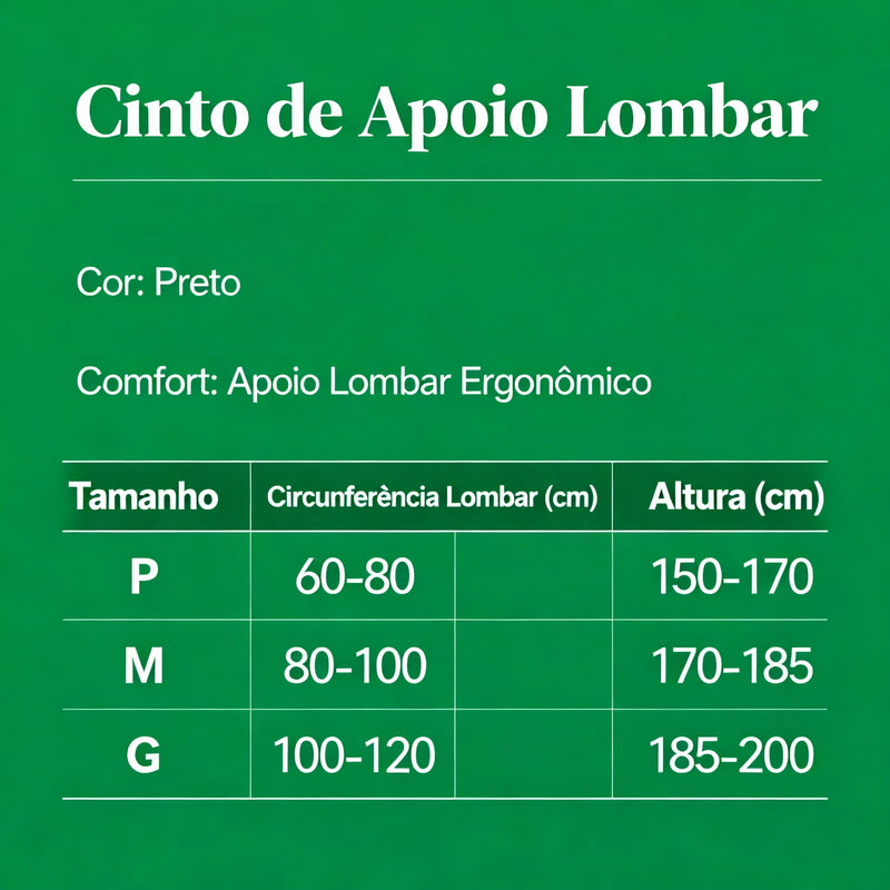 CINTA LOMBAR